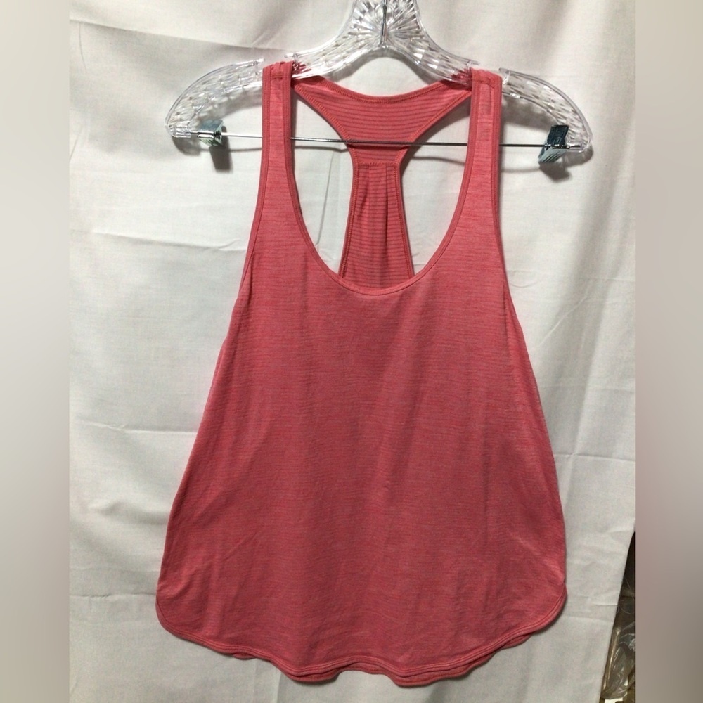 Lululemon Athletica‎ Singlet Tank Heathered Pink Lemonade, size small